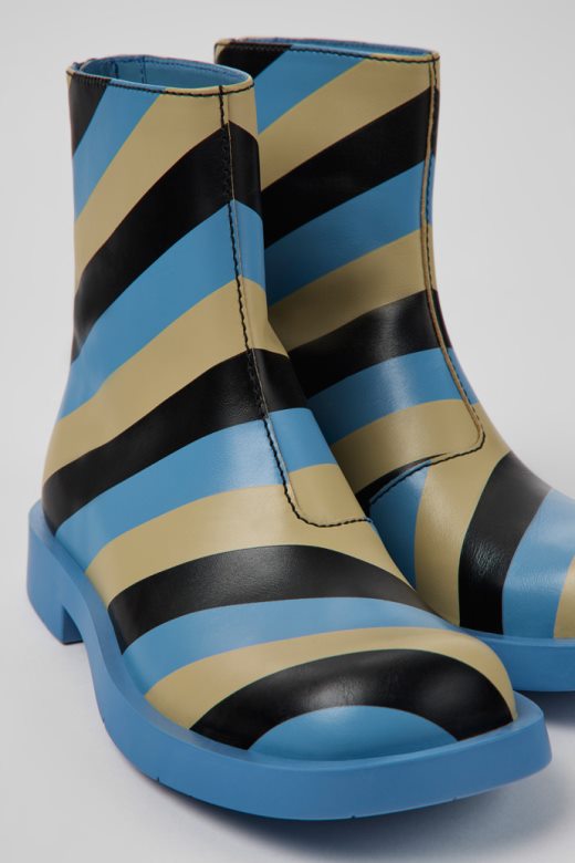 Мил 1978 разнобојне кожне глежњаче за жене ексклузивни кампер