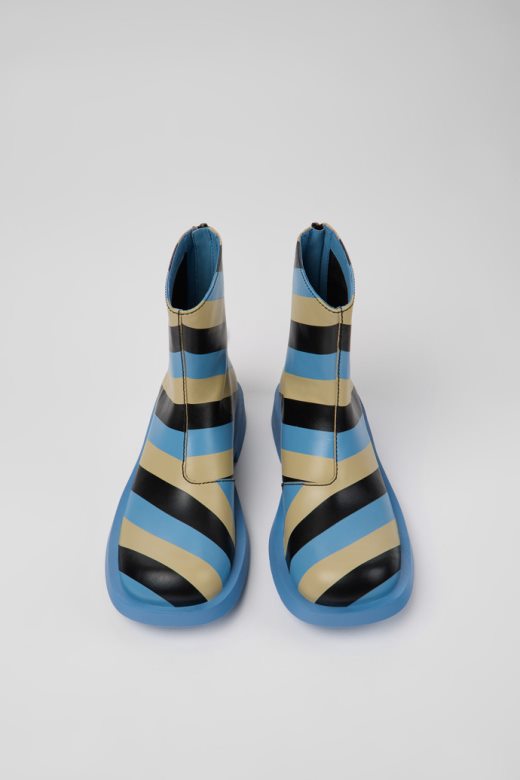 Мил 1978 разнобојне кожне глежњаче за жене ексклузивни кампер