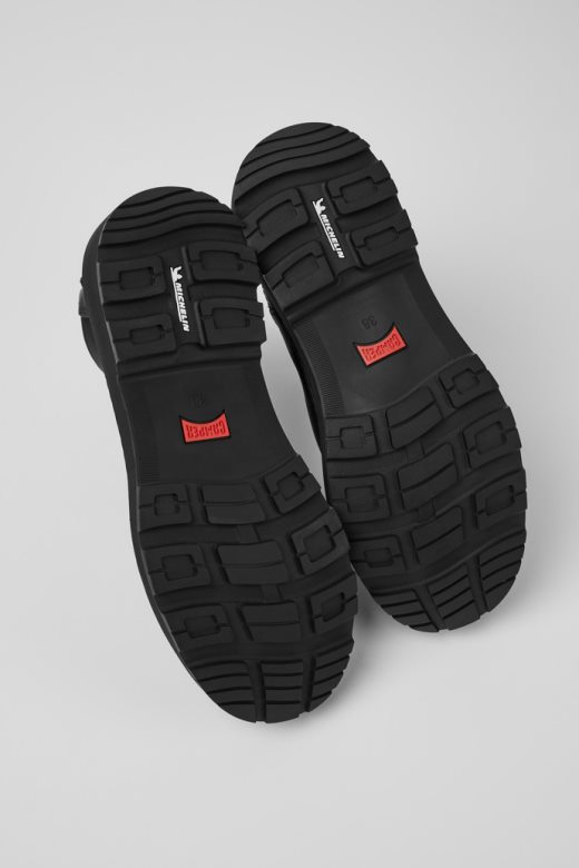 камп дизајн брутус трек мицхелин црне кожне глежњаче