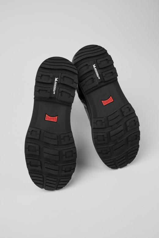 дизајн брутус трек мицхелин црне кожне глежњаче за жене кампер