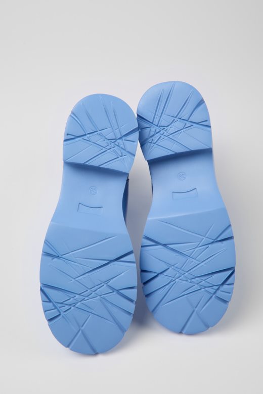 кампер дизајн милах плаве коже чизме за жене