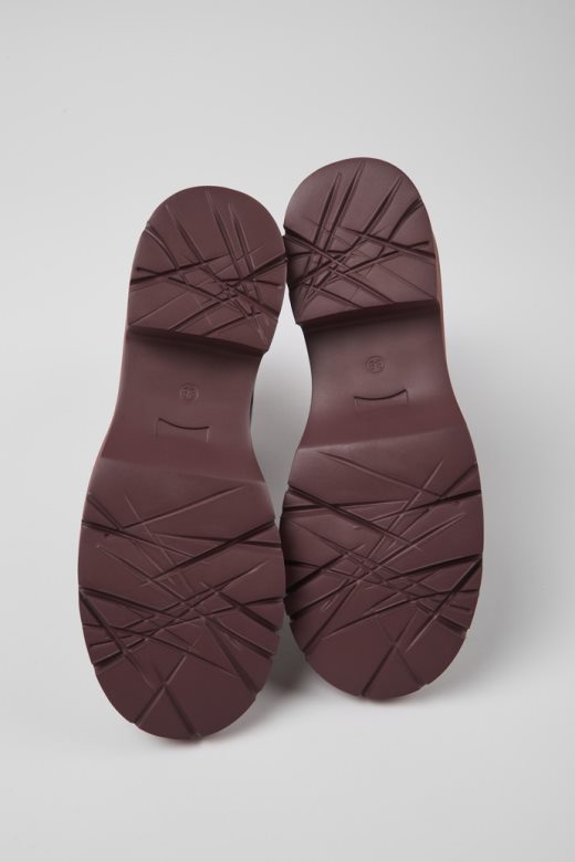 милах бордо коже чизме цхелсеа за жене кампер нове доласке