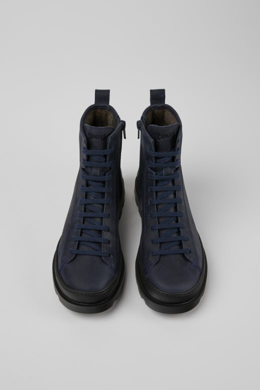 камп дизајн брутус тамноплаве глежњаче од нубука за жене