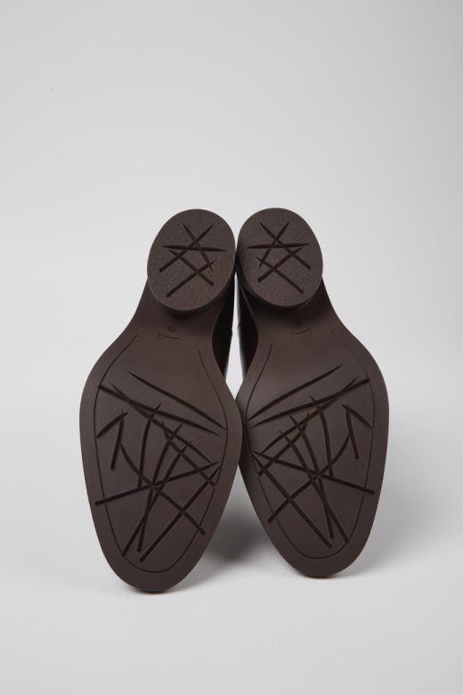 кампер бонние тамно браон коже чизме за жене нове доласке