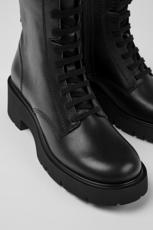 милах црне чизме на пертлање за жене кампер нове доласке