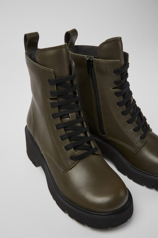 милах зелене чизме на пертлање за жене кампер нове доласке