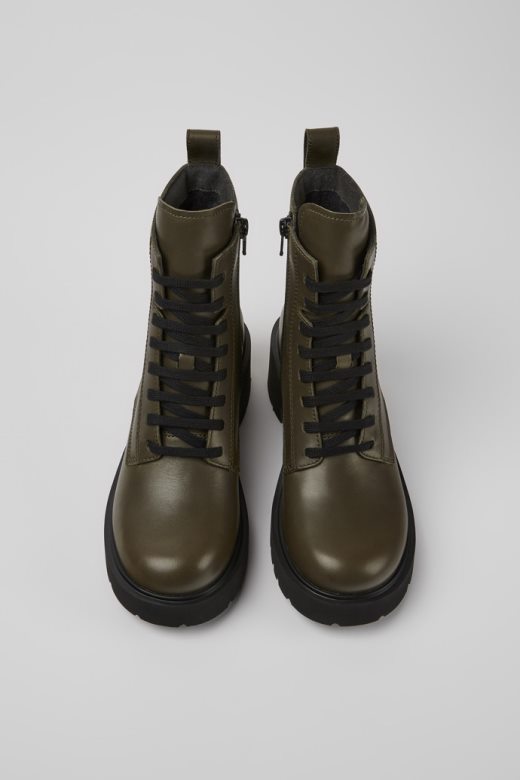 милах зелене чизме на пертлање за жене кампер нове доласке