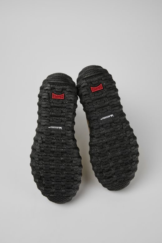 дизајн млевене мицхелин беж кожне глежњаче за жене кампер