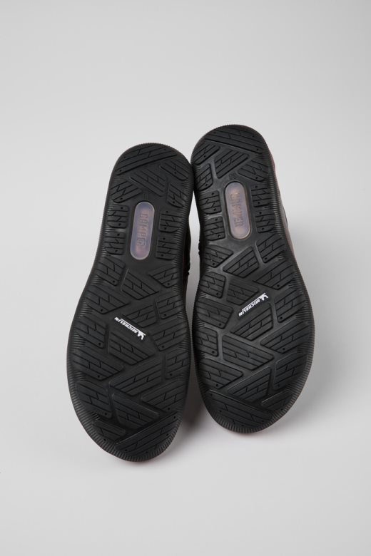 кампер дизајн пеу писта мицхелин сиве рециклиране најлонске и кожне чизме за жене