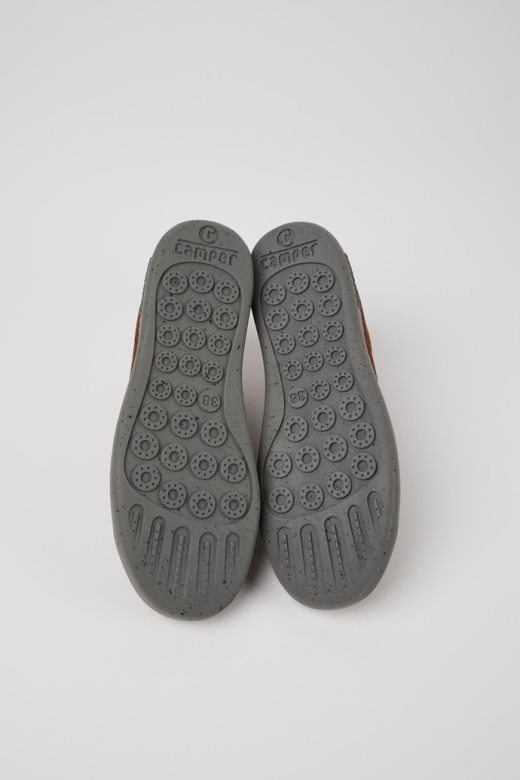 камп пеу тоуринг браон и црне патике од рециклаже вуне за жене новопридошле