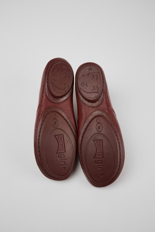 Десно бордо кожне ципеле за жене ексклузивни кампер