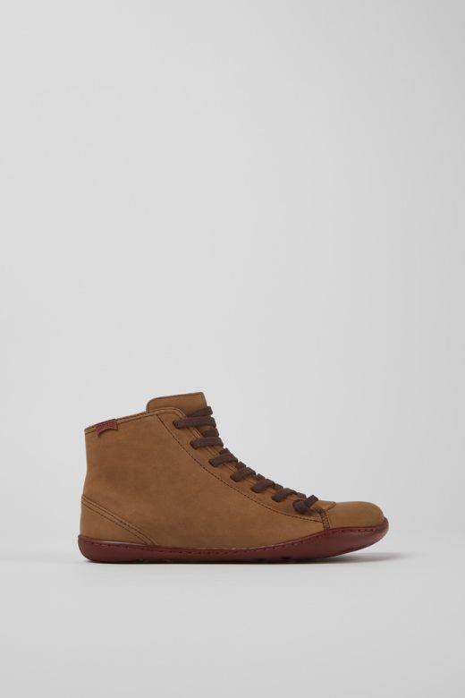 пеу смеђе кожне глежњаче за жене ексклузивни кампер