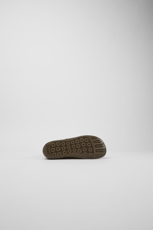 дизајн пеу браон нубук глежњаче за жене кампер