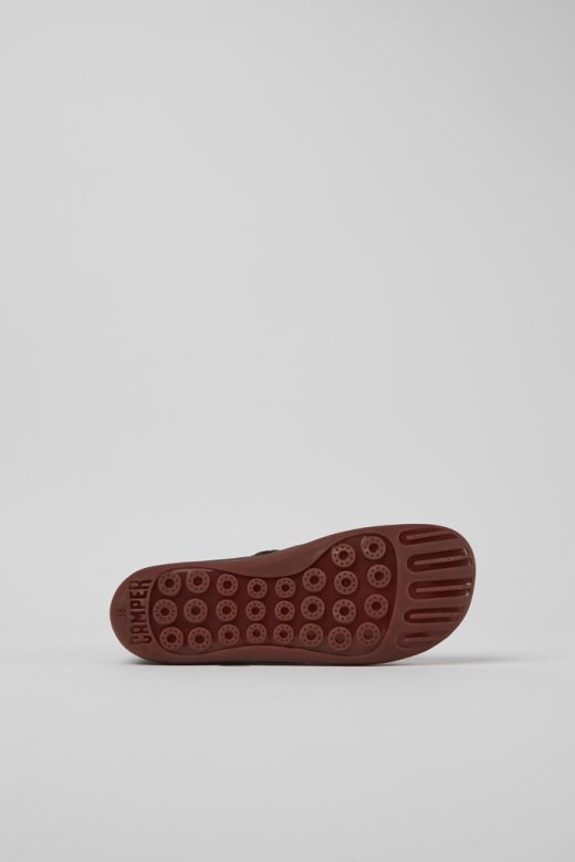 дизајн пеу тамно сиве кожне глежњаче кампер