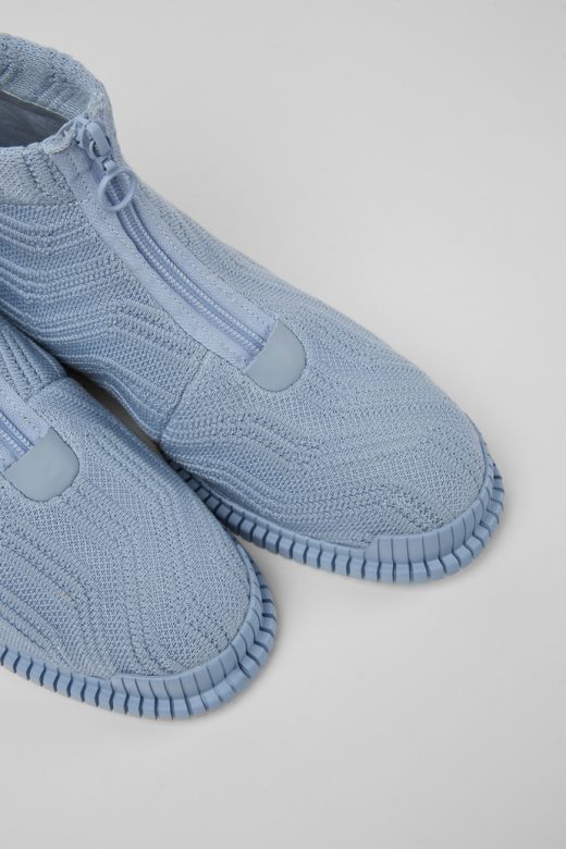 дизајн пик светло плаве глежњаче за жене кампер