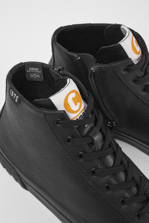 кампер дизајн цамалеон црне коже чизме за жене