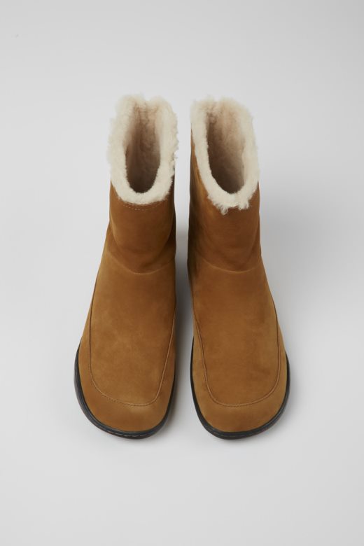 пеу браон нубук глежњаче за жене кампер нови доласци