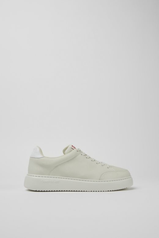 дизајн тркач к21 беле нефарбане кожне патике за жене кампер