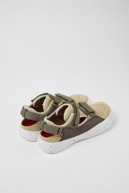 пеу стадион разнобојне коже и текстилне полуотворене патике за жене кампер нови доласци