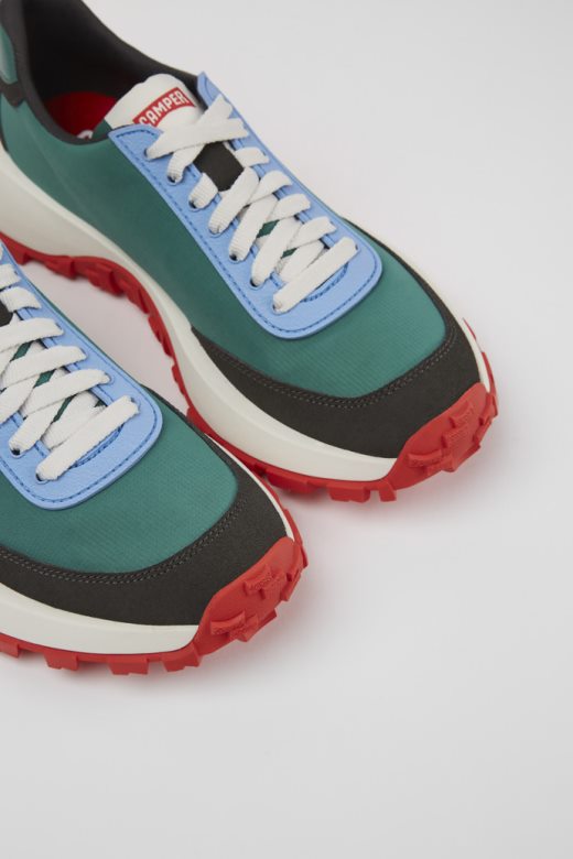 ексклузивне кампер дрифт траил вибрам разнобојне текстилне и нубук патике за жене