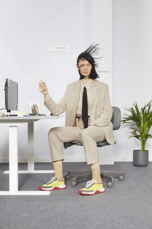 кампер дизајн дрифт траил вибрам разнобојне текстилне и нубук патике за жене