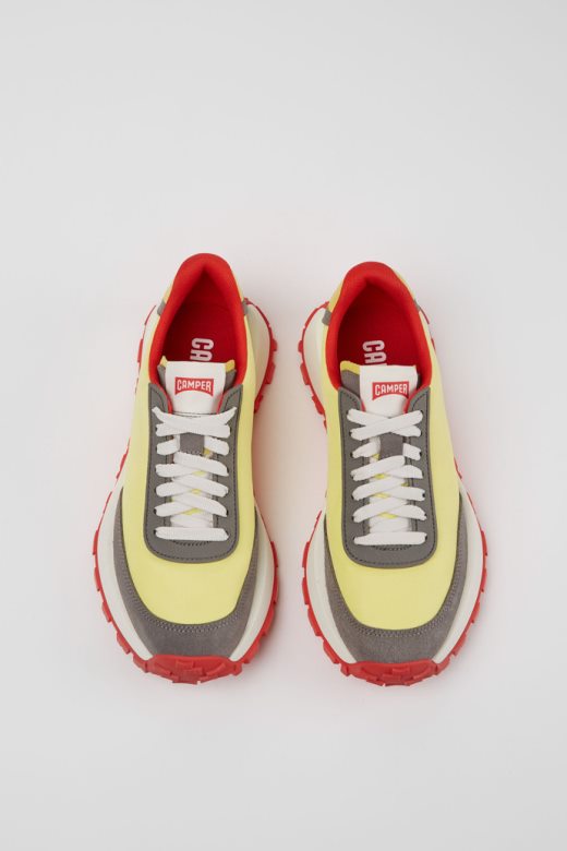 кампер дизајн дрифт траил вибрам разнобојне текстилне и нубук патике за жене