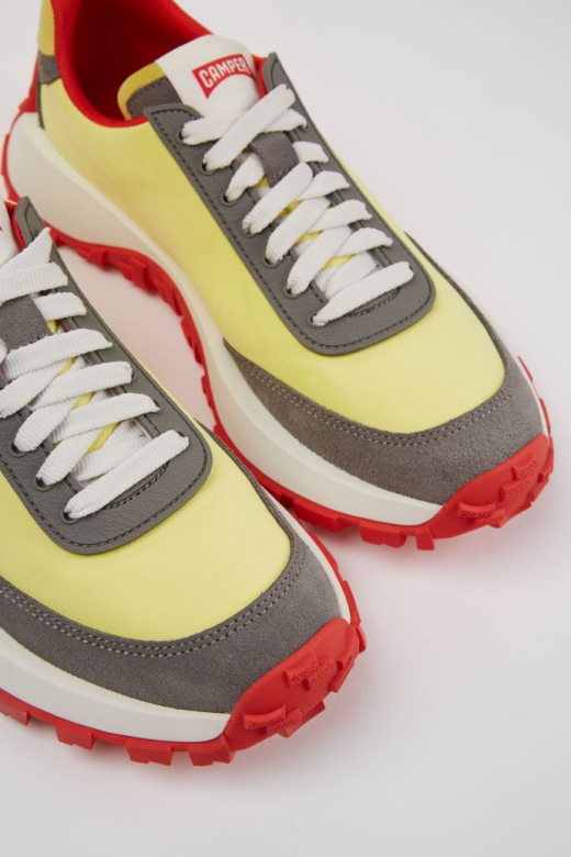 кампер дизајн дрифт траил вибрам разнобојне текстилне и нубук патике за жене