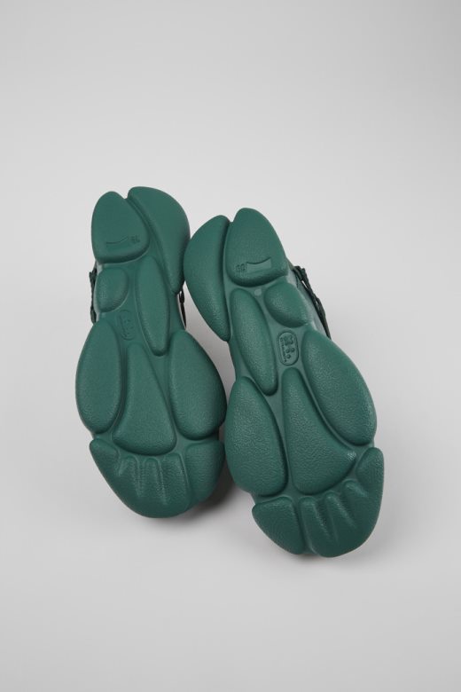 кампер дизајн карст зелене коже и текстилне патике за жене