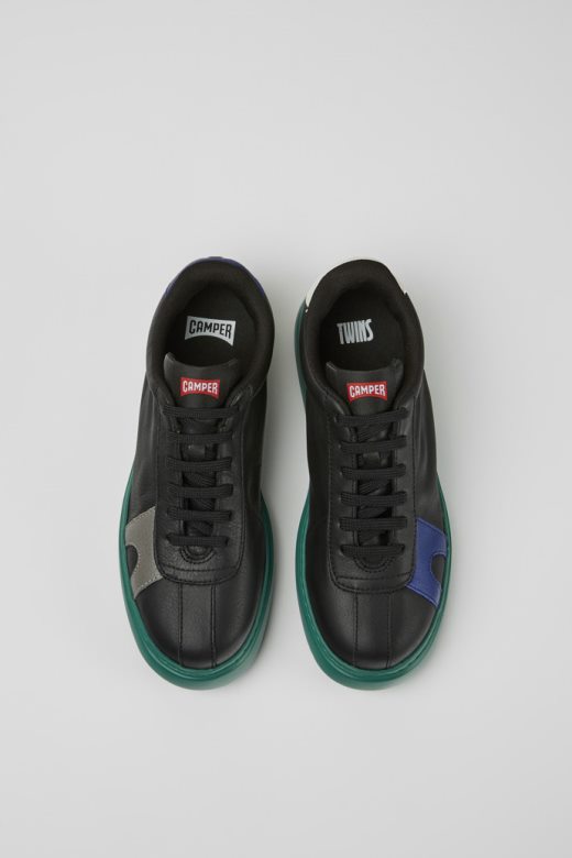 твинс црне и плаве кожне патике за жене кампер нови доласци