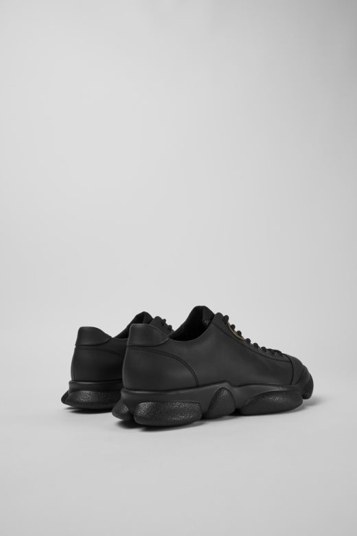 дизајн карст црне кожне ципеле за жене кампер