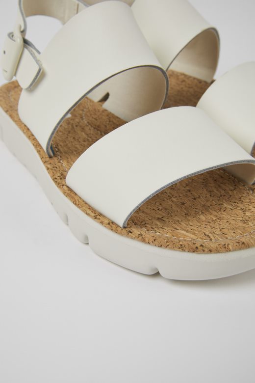 оруга беле кожне сандале за жене кампер нови доласци