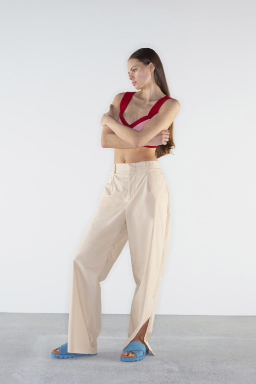 брутус сандале плаве сандале од рециклираног памука за жене кампер нови доласци