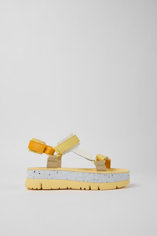 ексклузивне кампер оруга уп разнобојне кожне сандале за жене