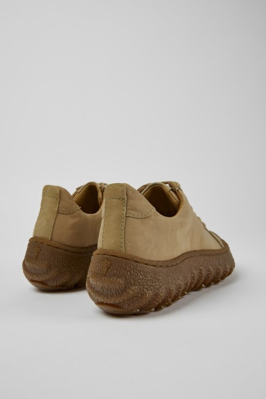 ексклузивне женске ципеле од текстила и коже од мицхелин беж боје