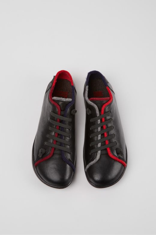 близанци црне коже и вунене ципеле за жене кампер нови доласци