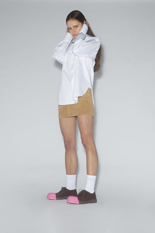 спој браон кожне ципеле за жене кампер нови доласци