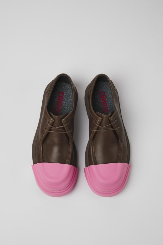 спој браон кожне ципеле за жене кампер нови доласци