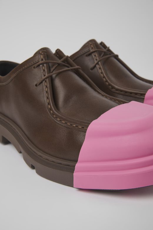 спој браон кожне ципеле за жене кампер нови доласци