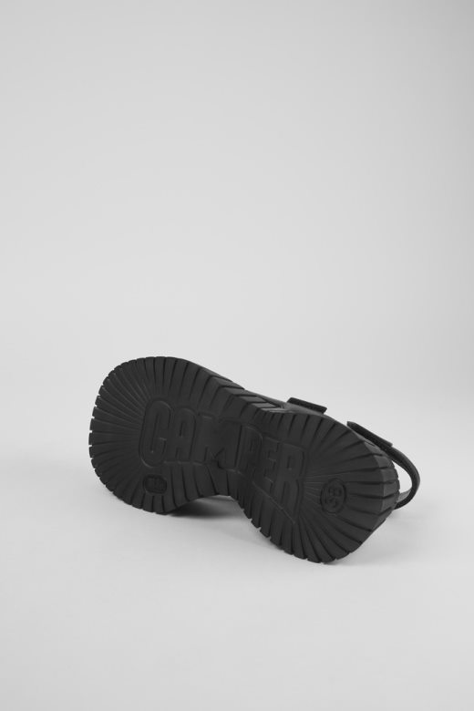 бцн црне кожне сандале за жене ексклузивни кампер