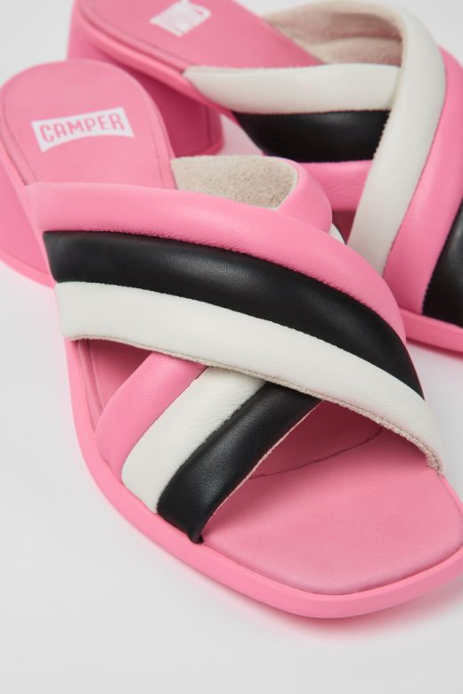 близанке разнобојне кожне сандале за жене кампер нови доласци