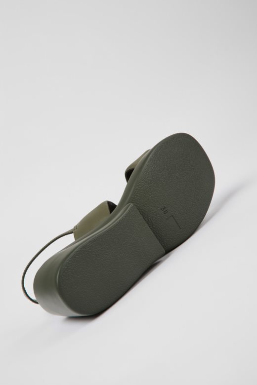 ексклузивне кампер каах зелене кожне сандале за жене