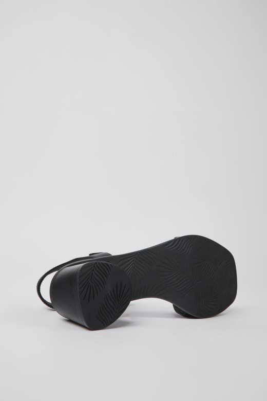 ексклузивне кампер киара црне кожне сандале за жене