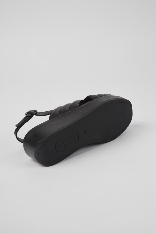 Ексклузивне кампер мисиа црне кожне сандале за жене