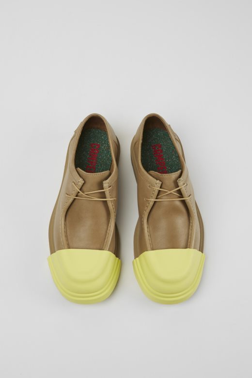 јунцтион беж кожне ципеле за жене кампер нови доласци