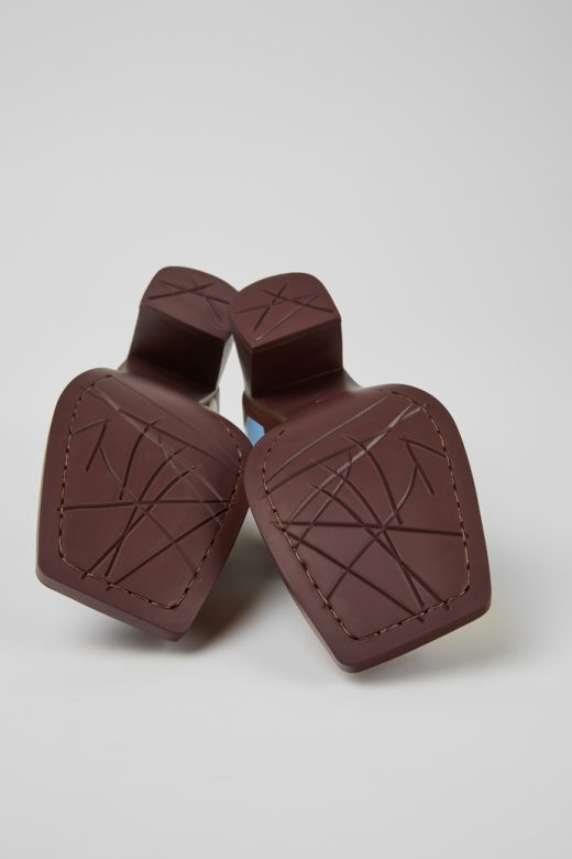 ексклузивне кампер твинс разнобојне кожне потпетице за жене