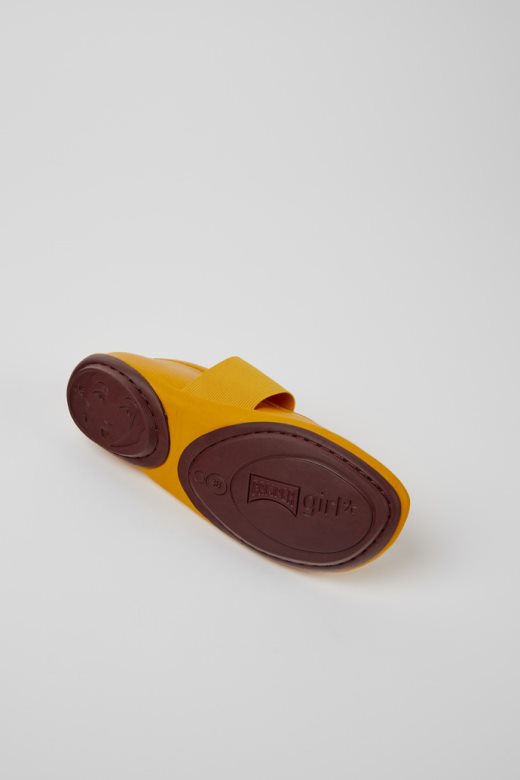 десно жуте кожне балеринке за жене ексклузивни кампер