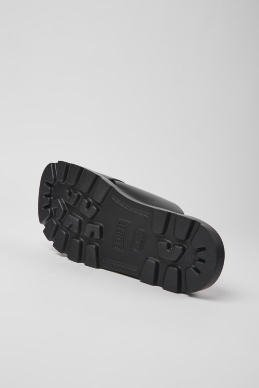 камп брутус сандале црне кожне сандале за мушкарце новопридошле