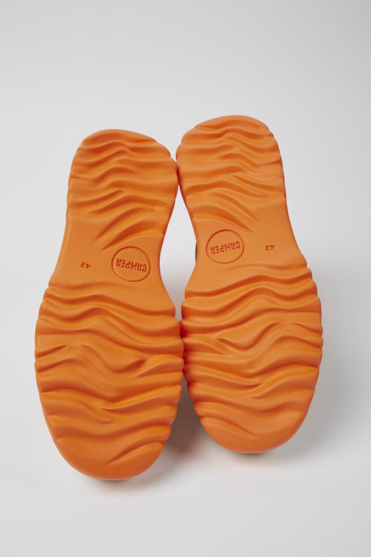 кампер дизајн теик наранџасте и беж глежњаче за мушкарце