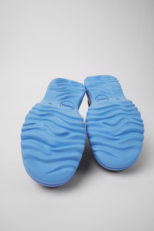 ексклузивне мушке ципеле од рециклираног текстила и нубука за кампер теик зелене боје