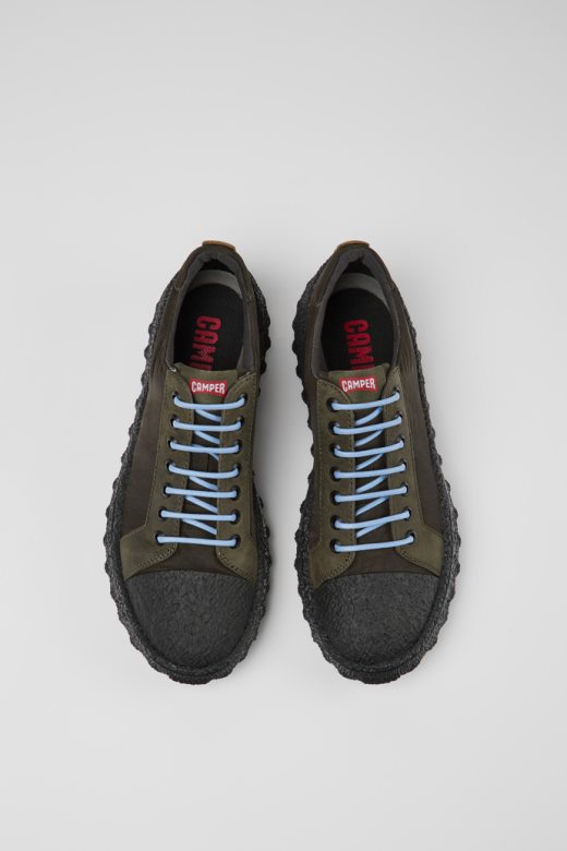 млевене зелене ципеле од текстила и нубука за мушкарце ексклузивни кампер